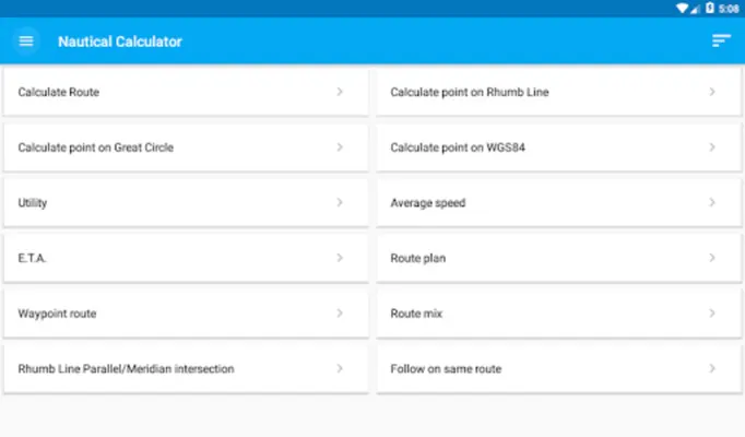 Nautical Calculator android App screenshot 15