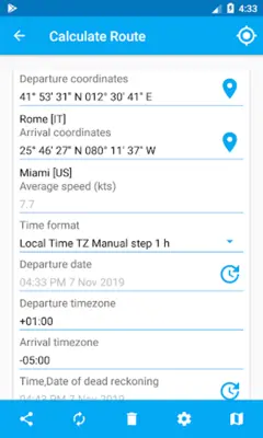 Nautical Calculator android App screenshot 21