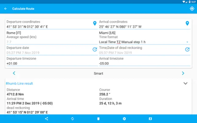 Nautical Calculator android App screenshot 6